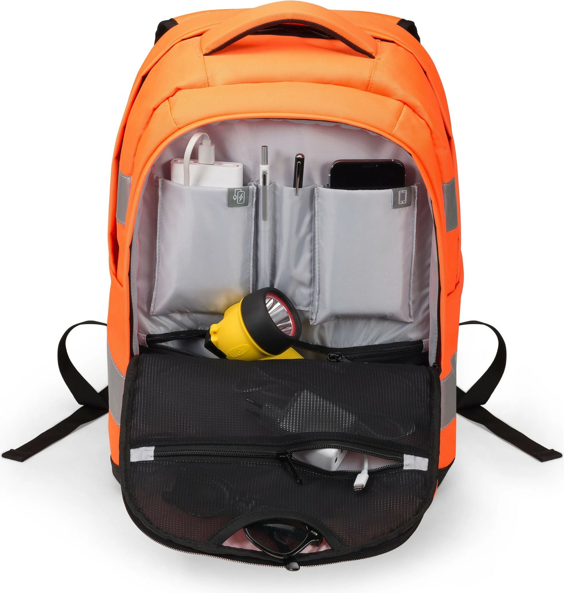 Çantë shpine Dicota HI-VIS 25L portokalli