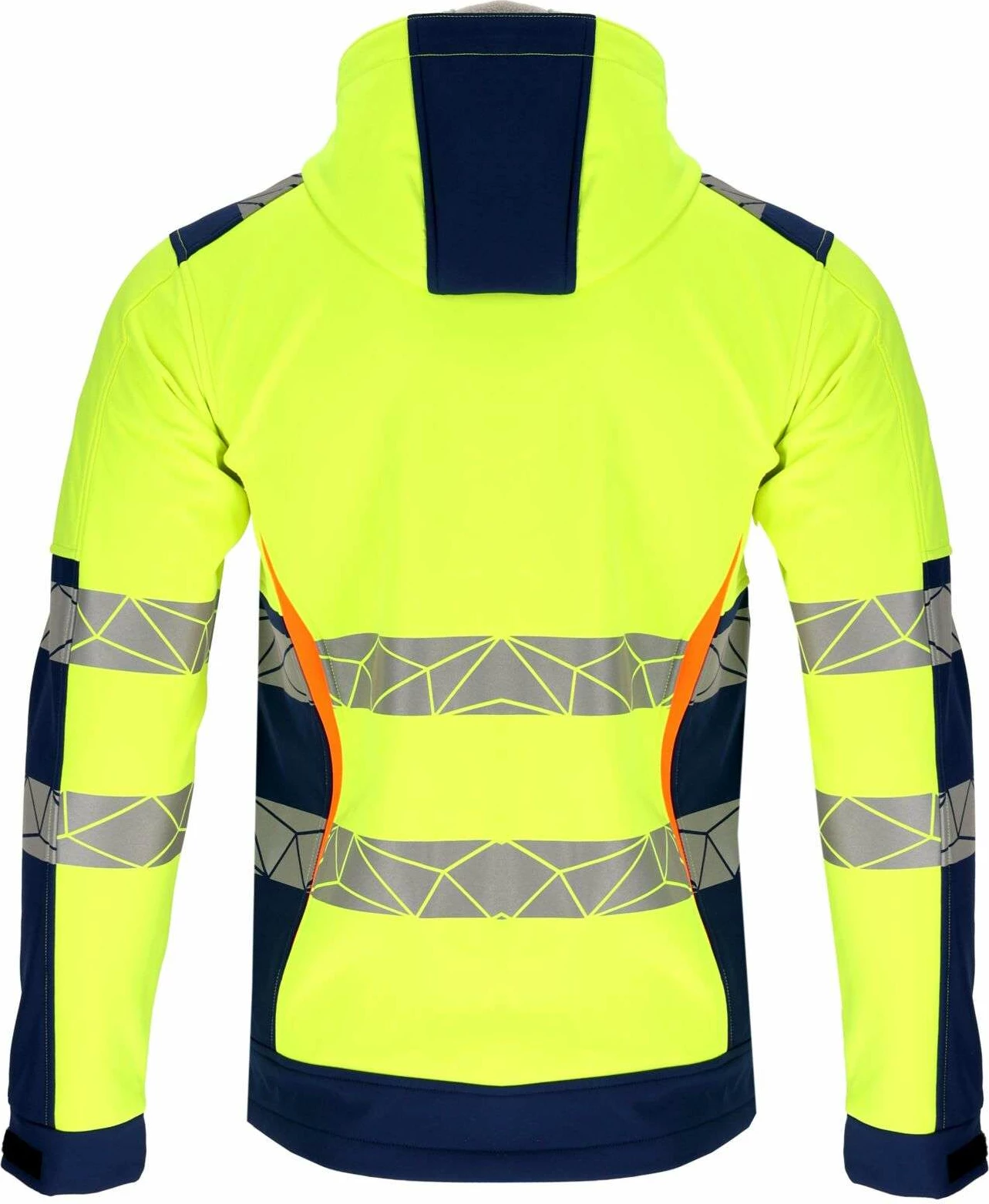 Xhaketë softshell reflektuese LAHTI PRO L40944 3XL L4094406 verdhë/kaltër