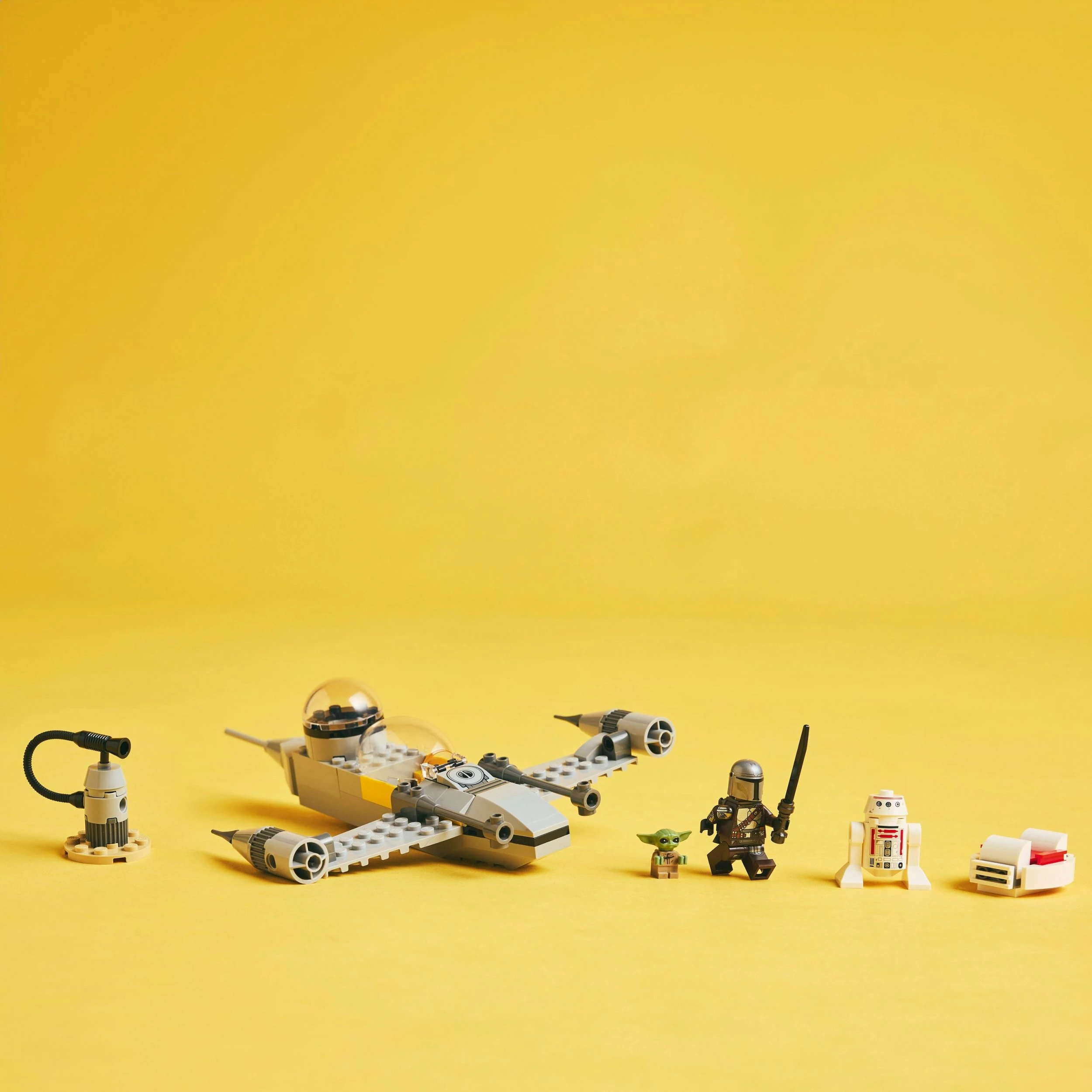 Set LEGO Star Wars N-1 Starfighter Mando dhe Grogu 75410, 92 copë, 4+