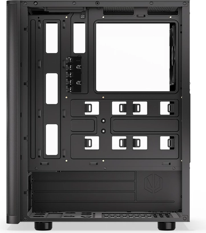 Kasë Endorfy Ventum 200 Air, Midi Tower, ATX, xham i temperuar, e zezë