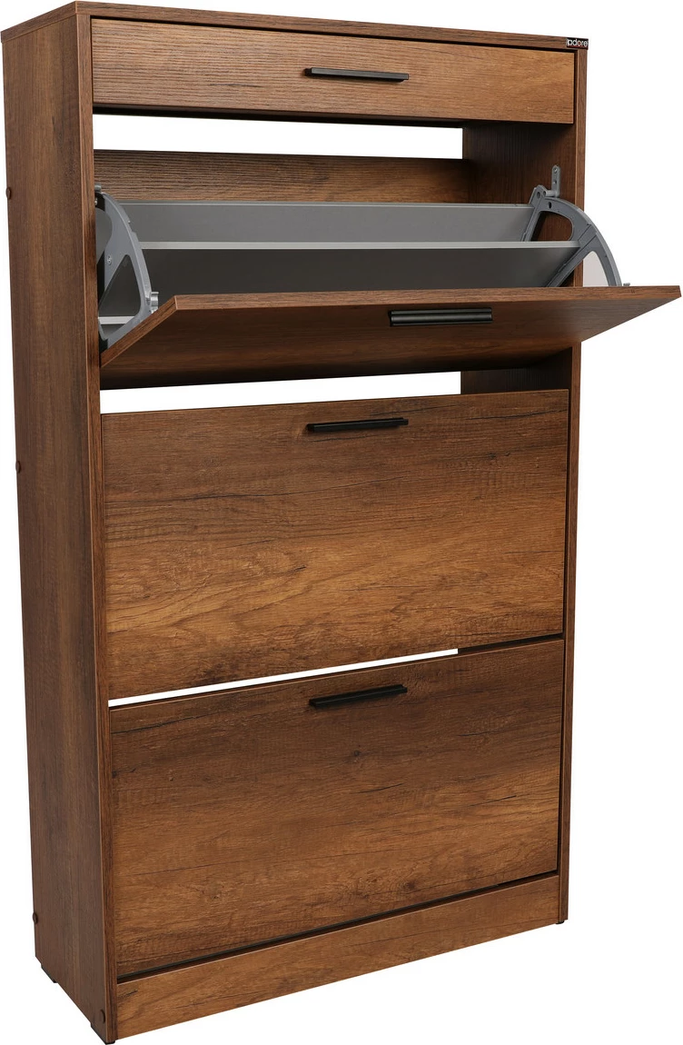 Dollap këpucësh Hanah Home, Oslo Walnut, Shc-431-Oo-1