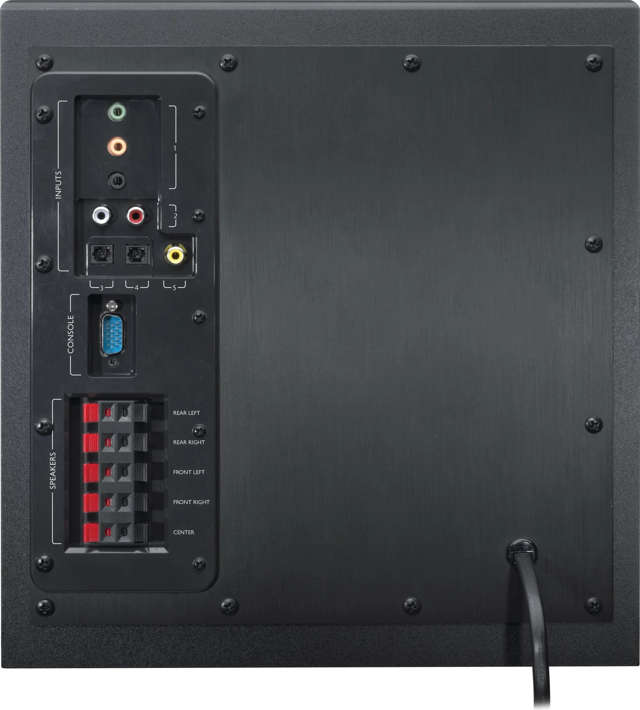 Altoparlantë Logitech Z906, 500 W, 1000 W, IR, të zeza