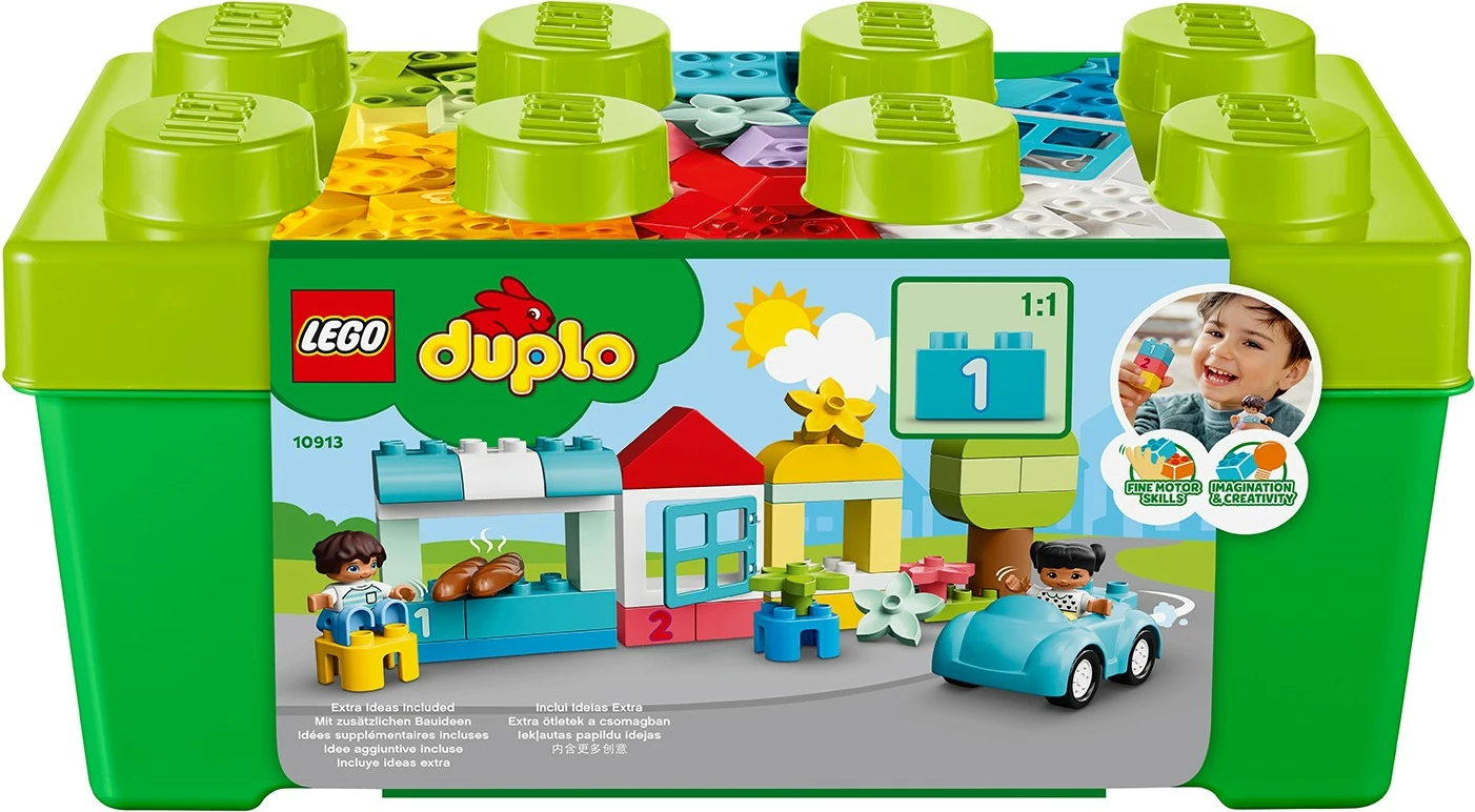 Set ndërtimi LEGO DUPLO Classic Brick Box 10913, 65 pjesë, shumëngjyrësh