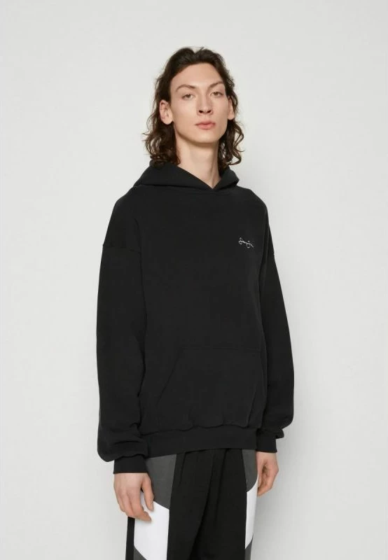 Duks për meshkuj Sean John, me logo dhe art në shpinë, i zi