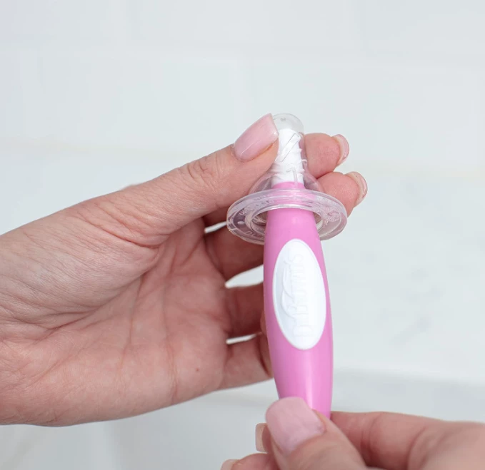 Furçë për pastrimin e biberonave Soft Touch Dr. Brown's, rozë