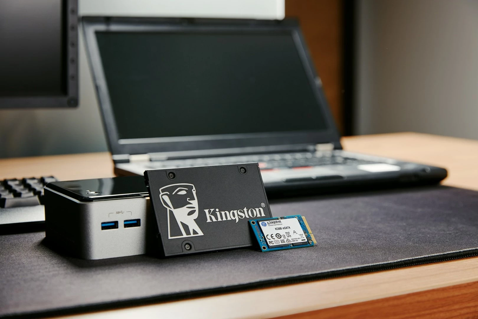 SSD Kingston Technology 256G KC600 SATA3 mSATA