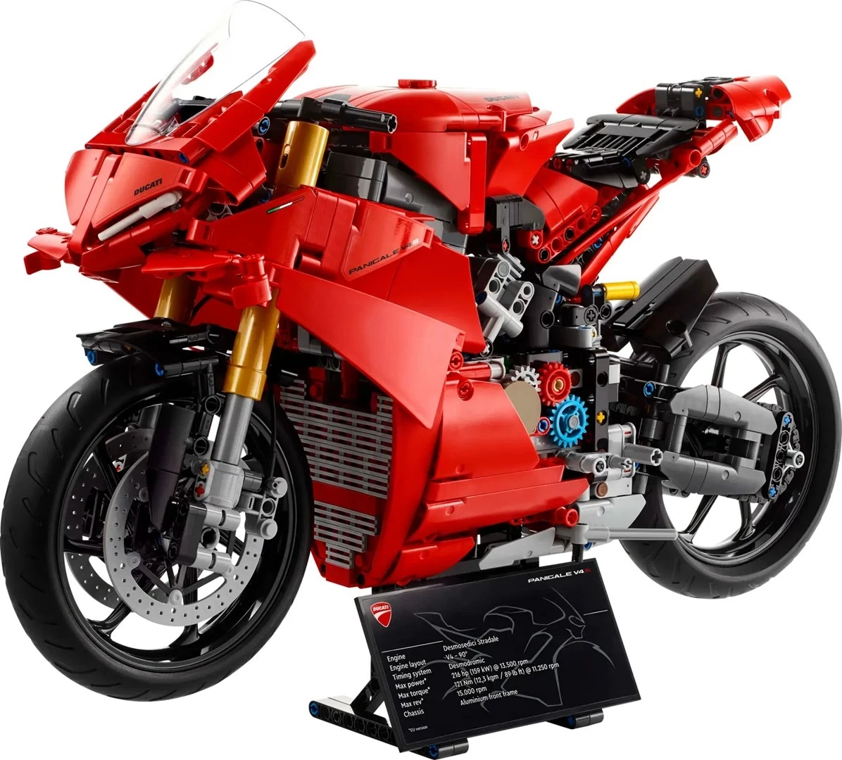 LEGO Technic Ducati Panigale V4 S, Model 42202, e kuqe