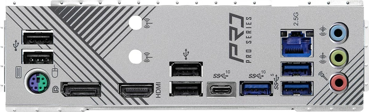 Pllakë amë ASRock Z790 Pro RS, Intel, LGA 1700, DDR5-SDRAM, 128 GB, DIMM