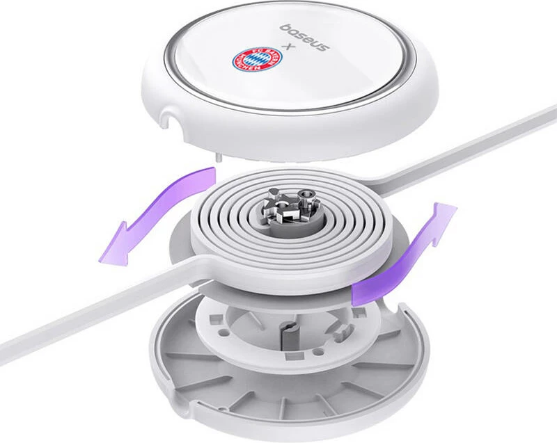 Kabllo USB-C në USB-C Baseus Bayern Edition, 100W, 100 cm, Bardhë