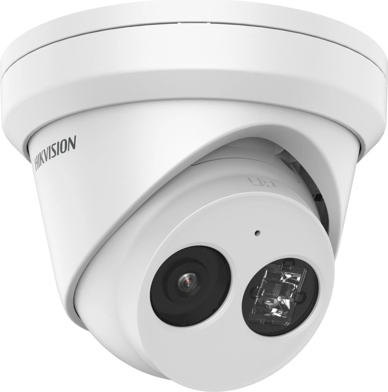 Kamerë sigurie IP Hikvision DS-2CD2343G2-IU, 4MP, mikrofon, natë/dite, bardhë