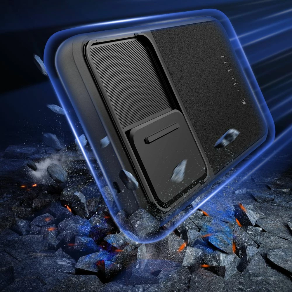 Mbështjellës Tech-Protect Velar Cam+ për Samsung Galaxy A55 5G, i zi