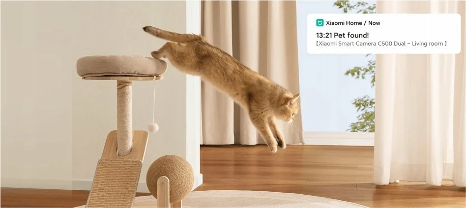 Kamerë sigurie IP Xiaomi C500 Dual 2K 2560x1440, dy lente 4MP, Wi‑Fi, PTZ, e bardhë