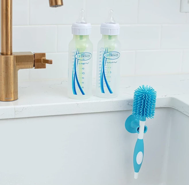 Furçë për pastrimin e biberonave  Soft Touch Dr. Brown's, blu