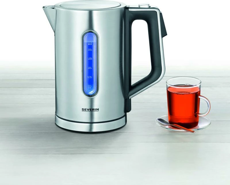 Zjerrës uji, Severin, WK 3418, 1.7 L, argjendtë/zi