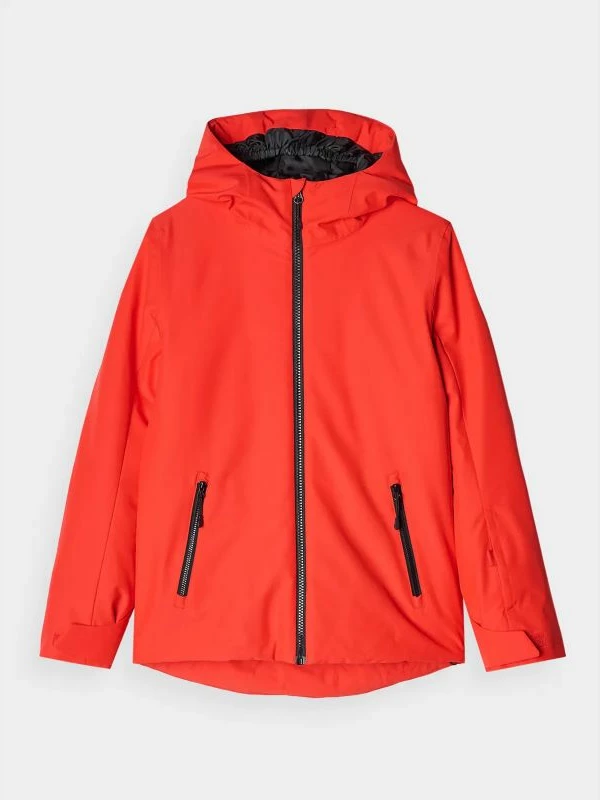 Jakne skijimi për fëmijë 4F, të kuqe