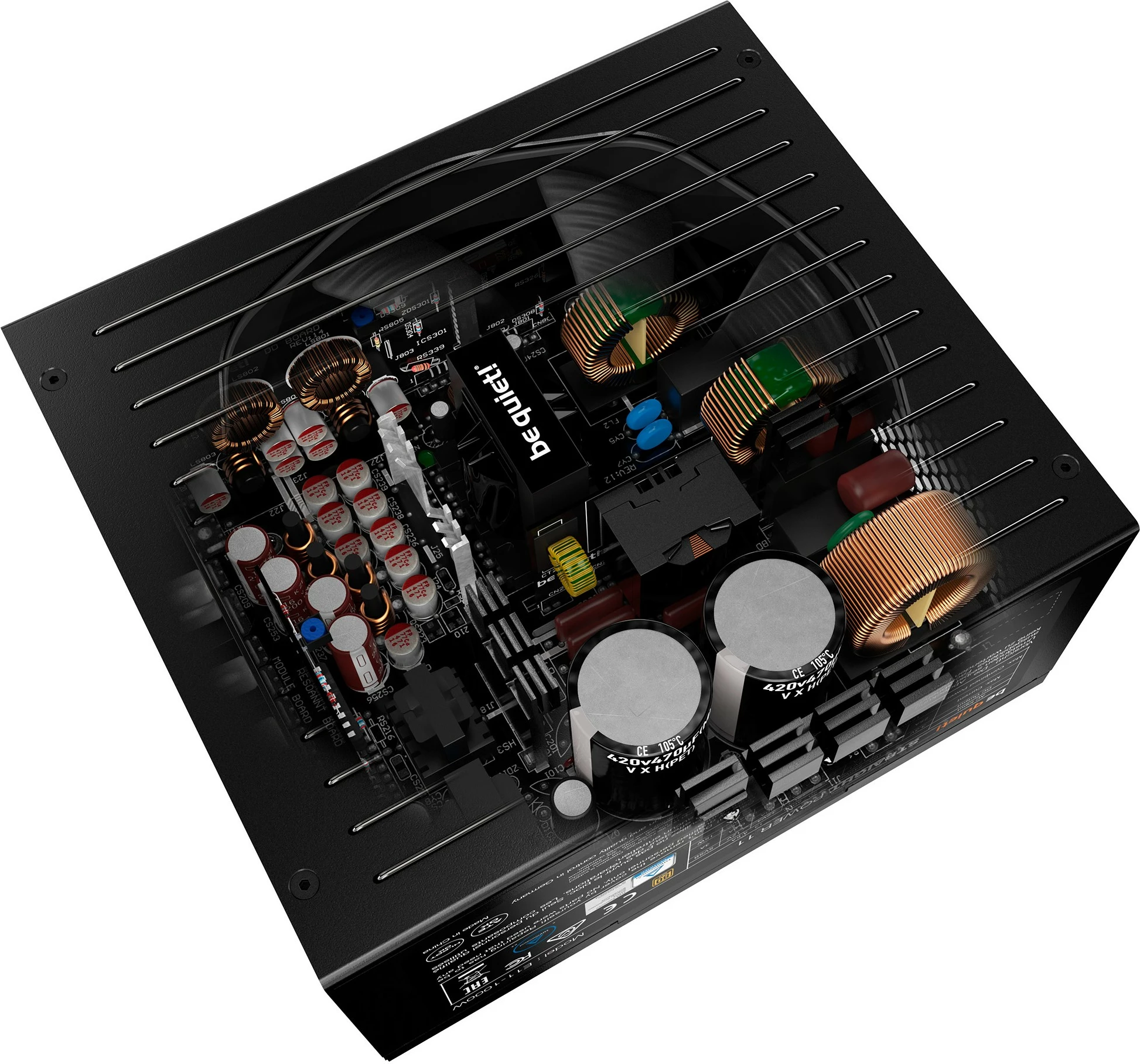 PSU Be Quiet! BN337, 850 W, 80 PLUS Platinum, Modular