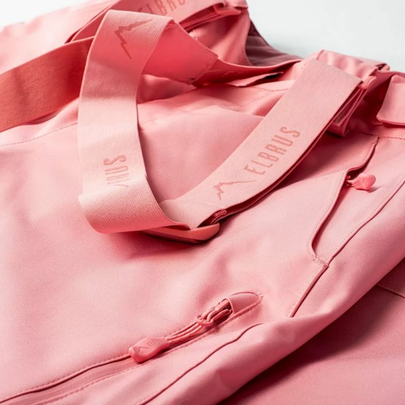 Pantallona ski për femra Elbrus, të kuqe