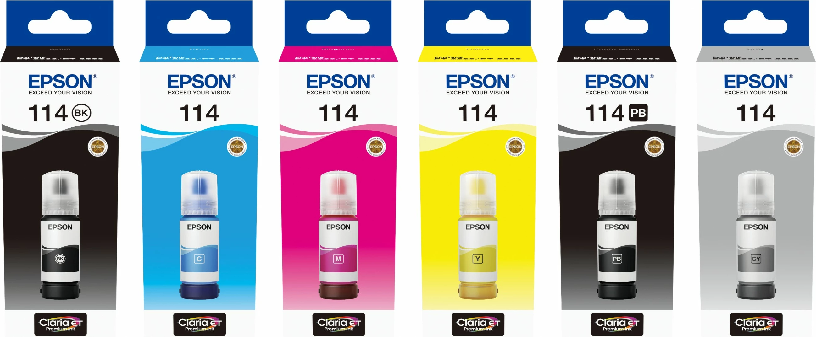 Toner Epson 114, EcoTank ET-8550 ET-8500, 70 ml, Gri