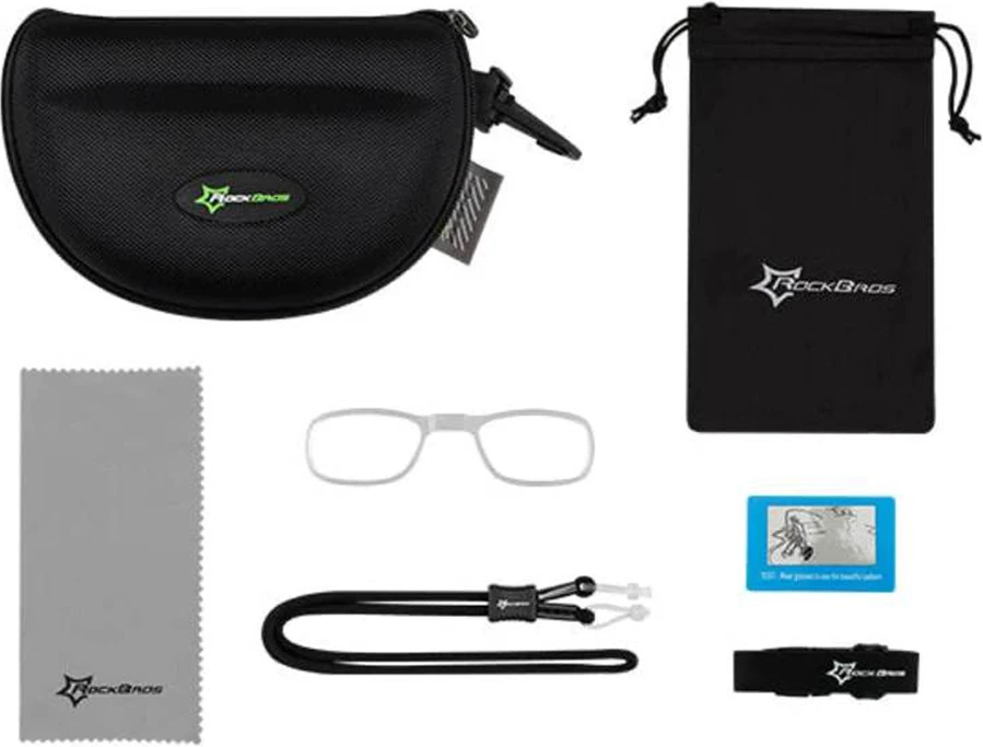 Syze çiklizmi Rockbros 10141, foto-kromatike, UV400, të kuqe