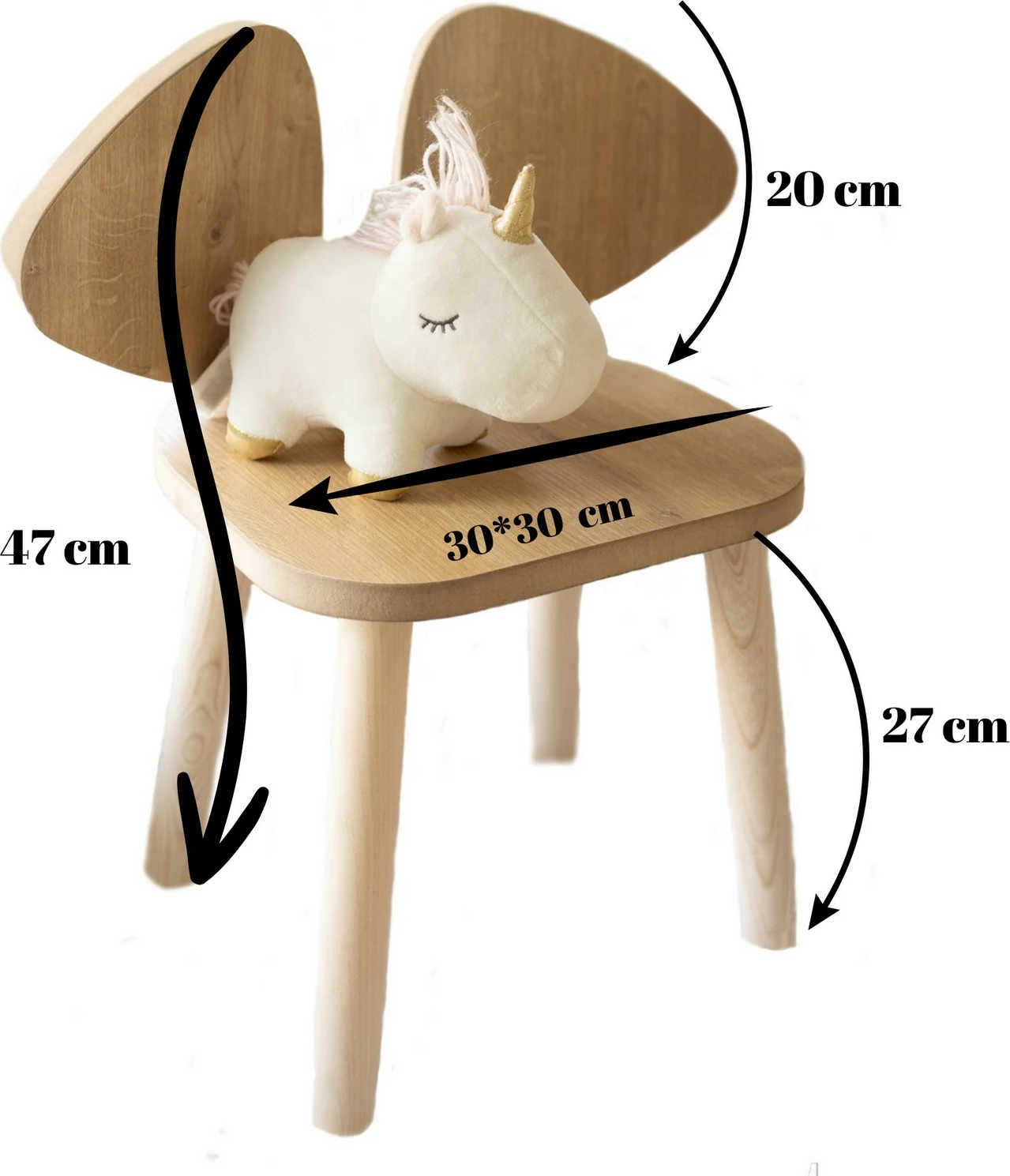 Karrige për fëmijë Hanah Home, Mickey, ngjyrë kafe