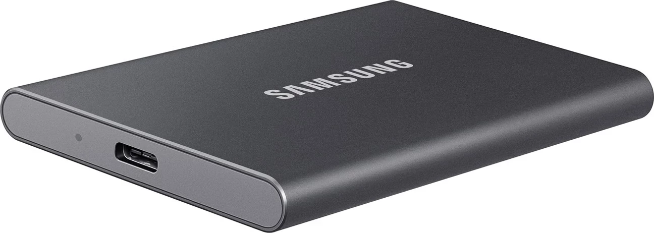 Disk SSD i jashtëm Samsung Portable T7, 1 TB, USB- C, hiri