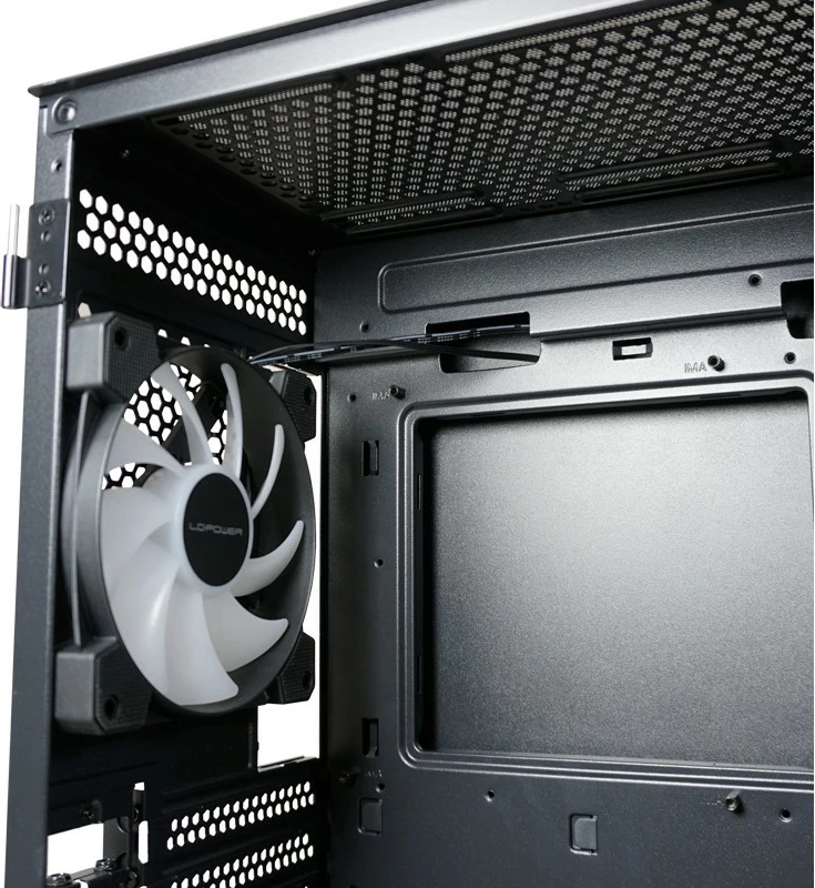 Kasë LC-Power LC-810B-ON, Midi Tower, ATX, EATX, micro ATX, Mini-ITX, e zezë