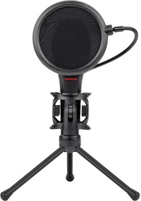 Mikrofon gaming Redragon Quasar GM200 USB, omnidireksional, kabllo 1.5 m, i zi