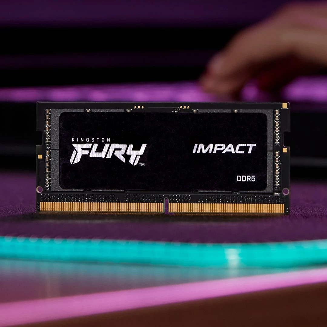 RAM Memorie Kingston Fury Impact, SODIMM, DDR5, 16 GB, 5600 MHz, CL40