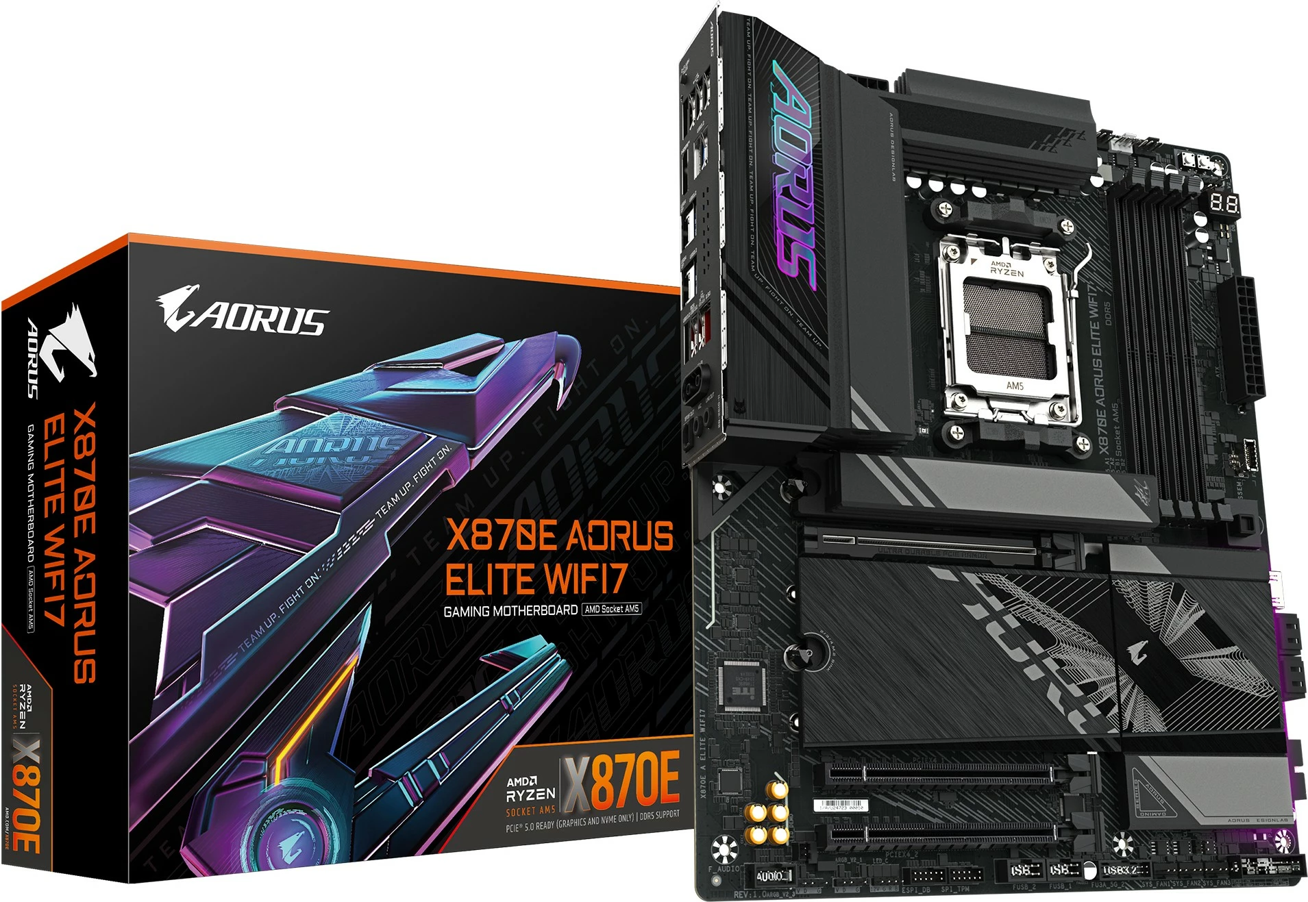 Pllakë amë Gigabyte X870E A ELITE WIFI7, Socket AM5, DDR5