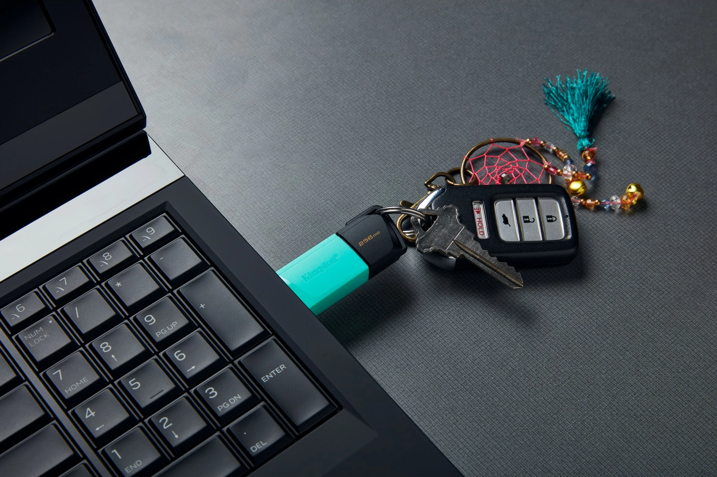 USB Kingston DataTraveler Exodia M 256GB, USB 3.2, zi/turkeze