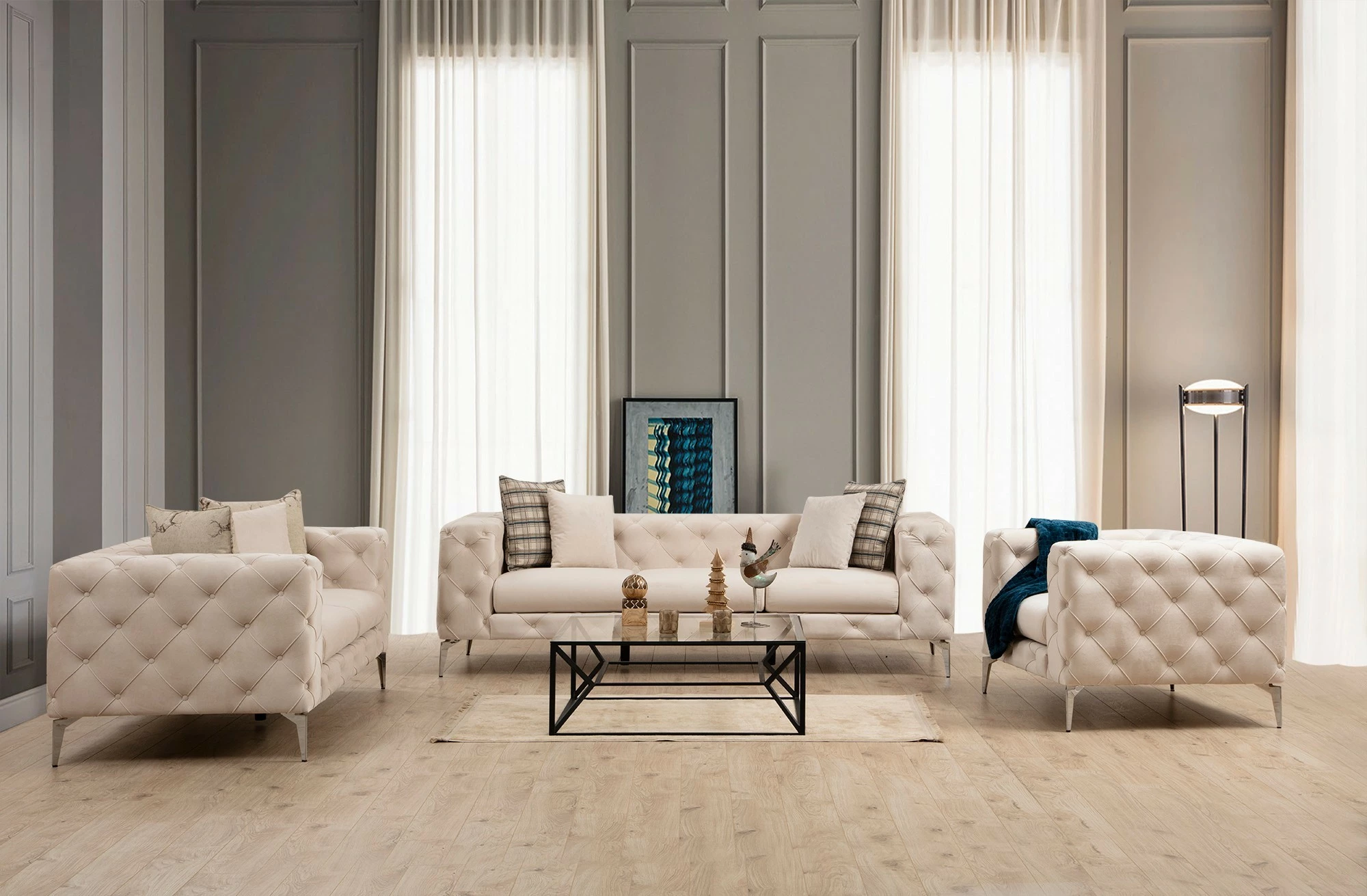 Divan dy ulës, Atelier del Sofa, Como, ecru