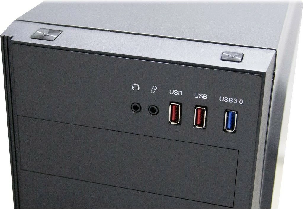 Kasë Inter-Tech B-42 RGB, Tower, PC, ATX, micro ATX, e zezë