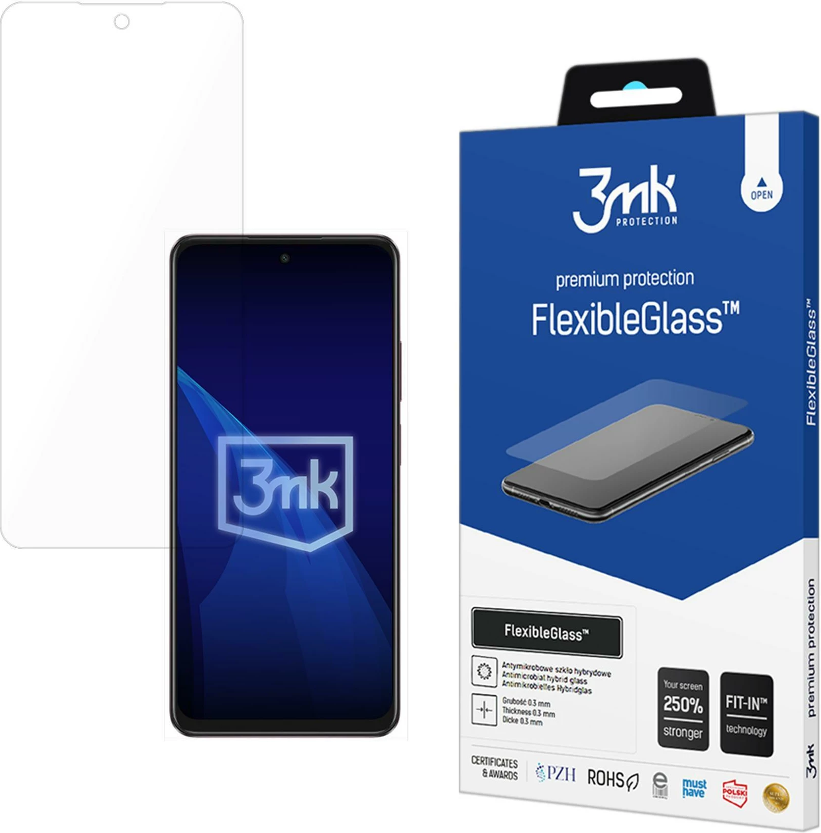 Mbrojtës ekrani 3mk FlexibleGlass për Oppo A60 5G, transparent