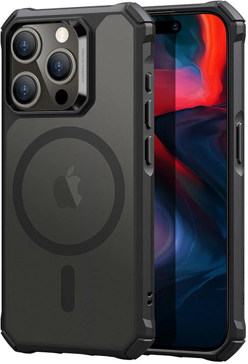 Mbështjellës ESR Air Armor për iPhone 15 Pro, MagSafe, zi