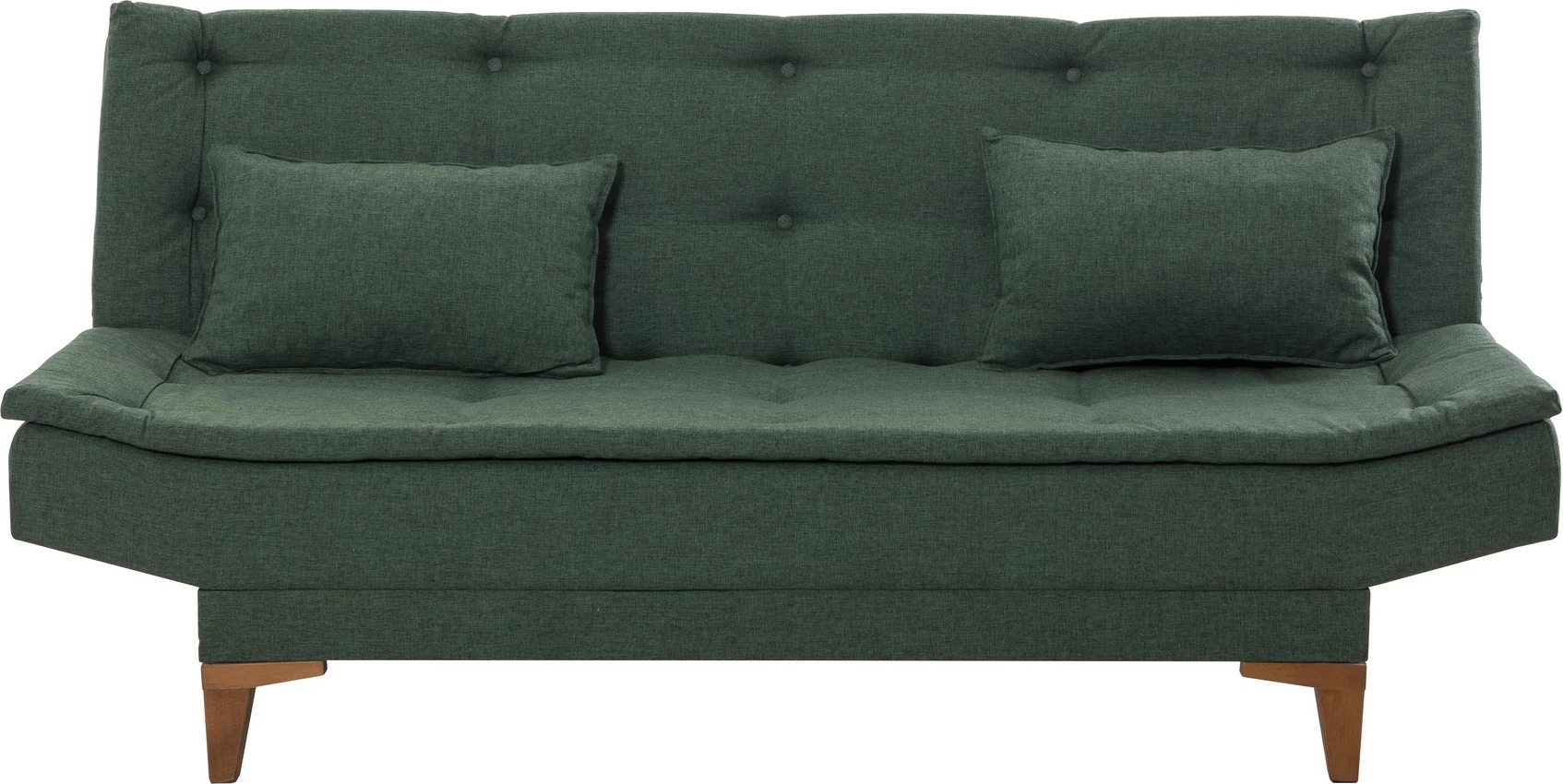 Set divan-krevat dhe karrige, ngjyrë e gjelbër, Atelier del Sofa, Santo-TKM03-1070