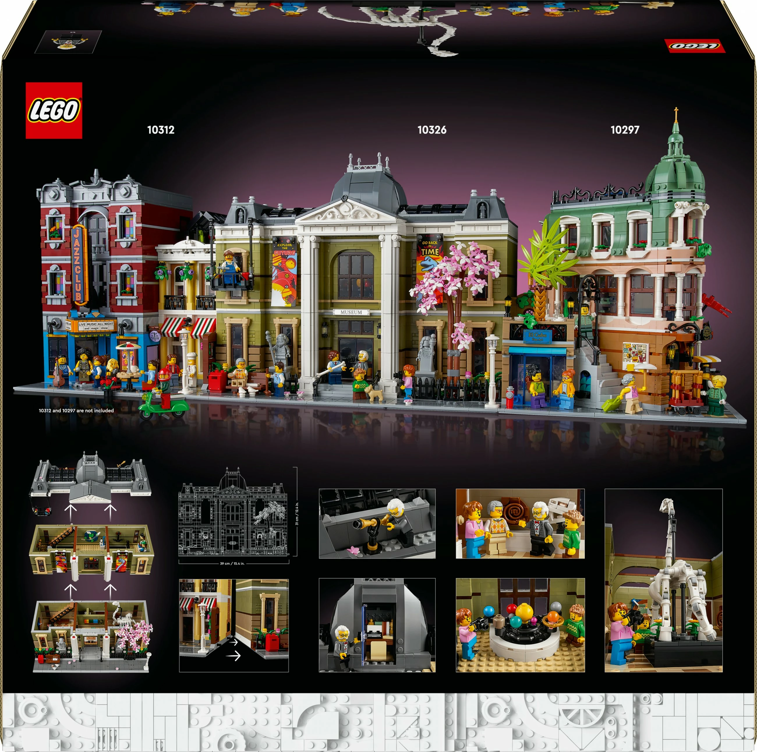 Set ndërtimi LEGO Natural History Museum, 4014 pjesë, për të rritur, plastikë, shumëngjyrësh