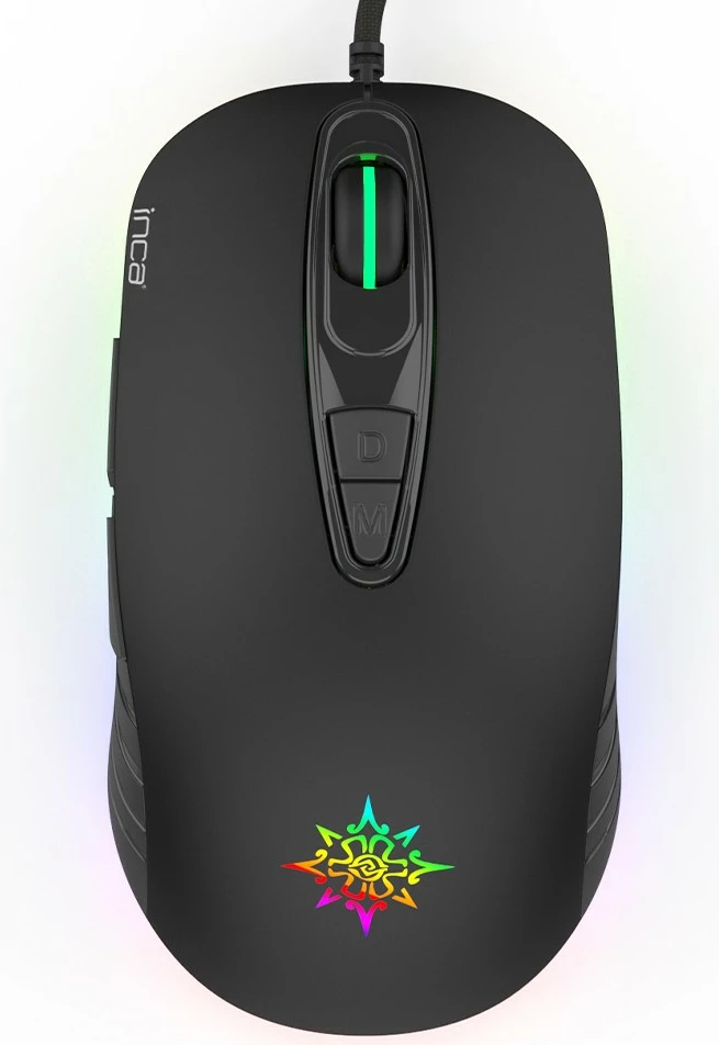 Maus gaming Inca IMG-348, 3200 DPI, 7 butona, USB, i zi