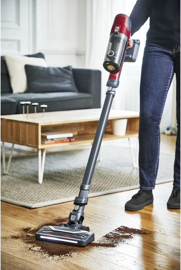 Fshesë me korrent pa kabllo Rowenta X-PERT 6.60 ANIMAL RH6878WO, 18V, 2-në-1, e zezë/kuqe