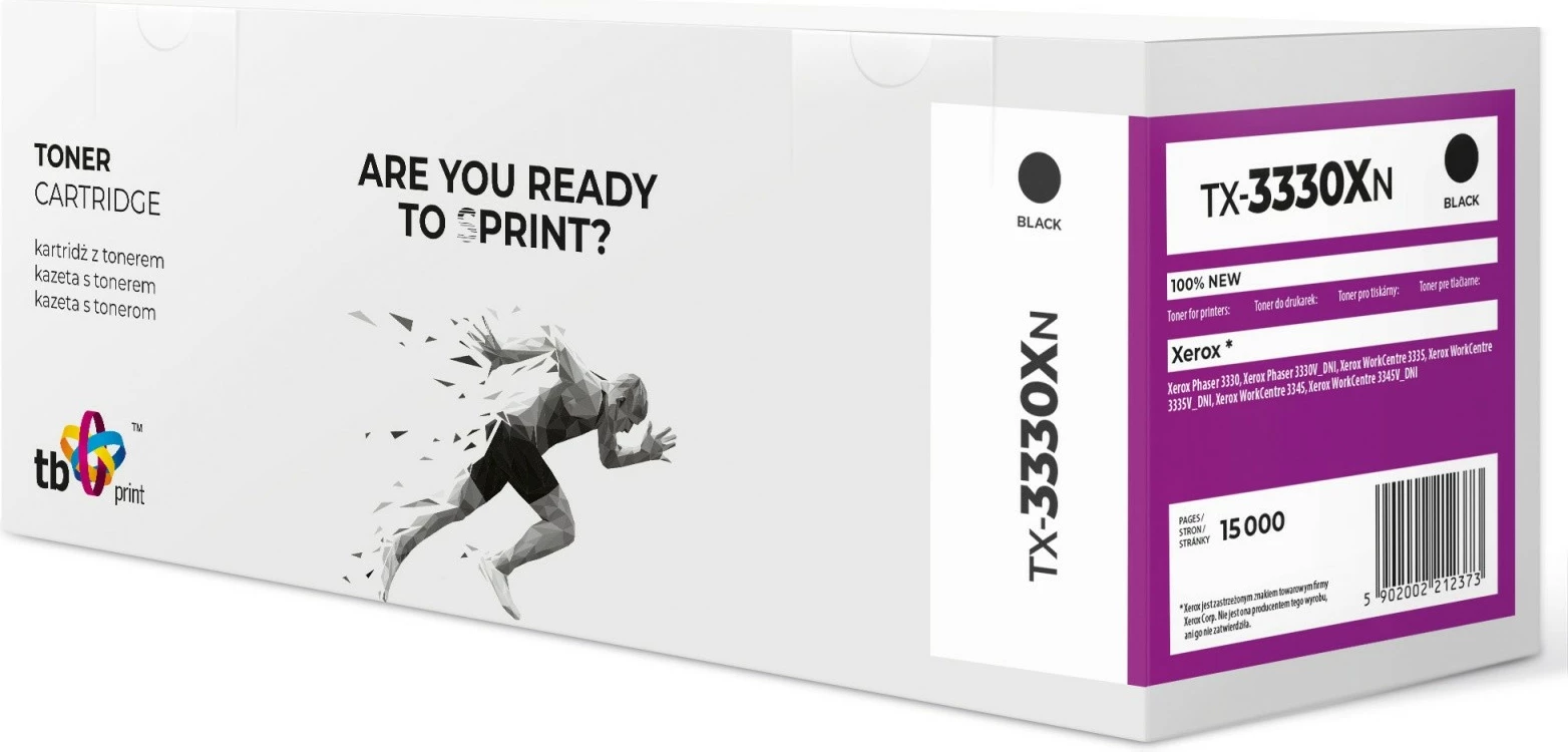 Toner TB Print TX-3330XN për Xerox, i zi, 15000 faqe