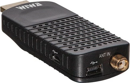 Tuner TV Wiwa H.265 MINI LED me telekomandë, i zi