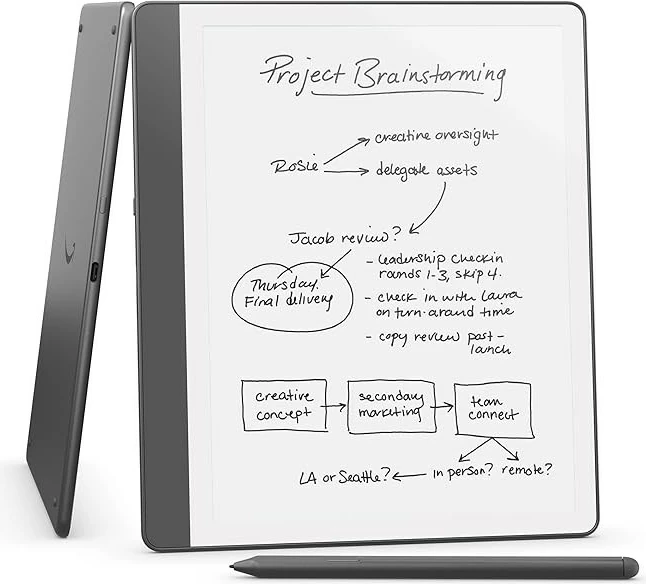 Lexues elektronik Kindle Scribe 2024, 10.2", 32 GB, Wi-Fi, Premium Pen, Tungsten