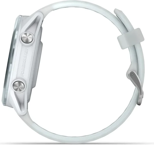 Smartwatch Garmin Forerunner® 570 Cloud Blue Aluminum, Translucent Whitestone/Cloud Blue Strap, 42 mm