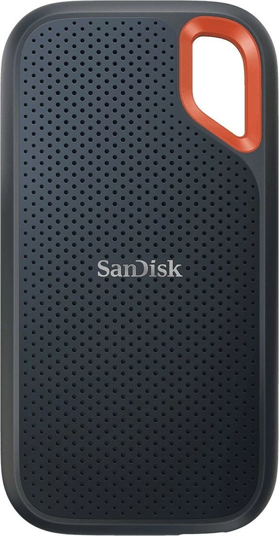 Disk i jashtëm SanDisk Extreme Portable, 1 TB, USB Type-C, 3.2 Gen 2, 1050 MB/s, Mbrojtje me fjalëkalim, E zezë