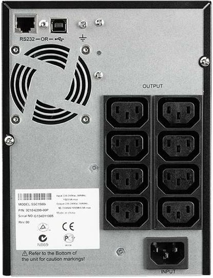 UPS Eaton 5SC 1500i, 1500 W, kohë rezervë 4–9 min, USB, e zezë
