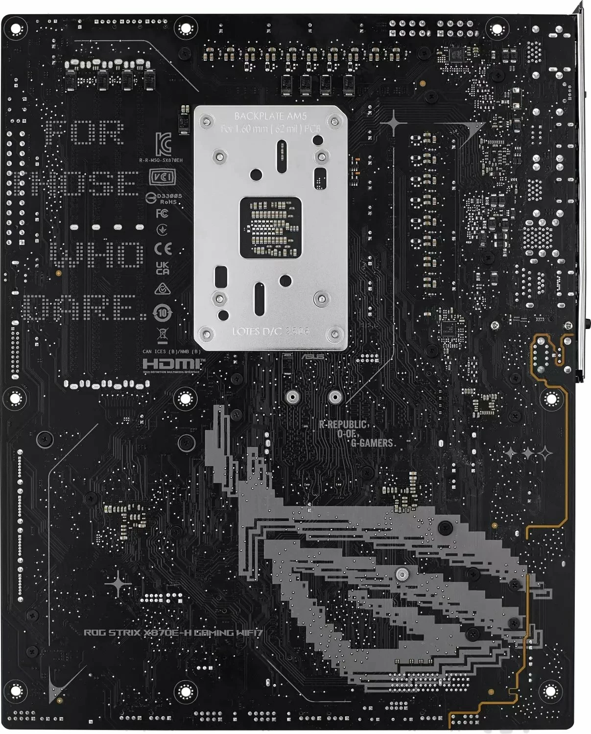 Pllakë amë Asus ROG Strix X870E-H Gaming WiFi 7, AM5, ATX, DDR5 256GB