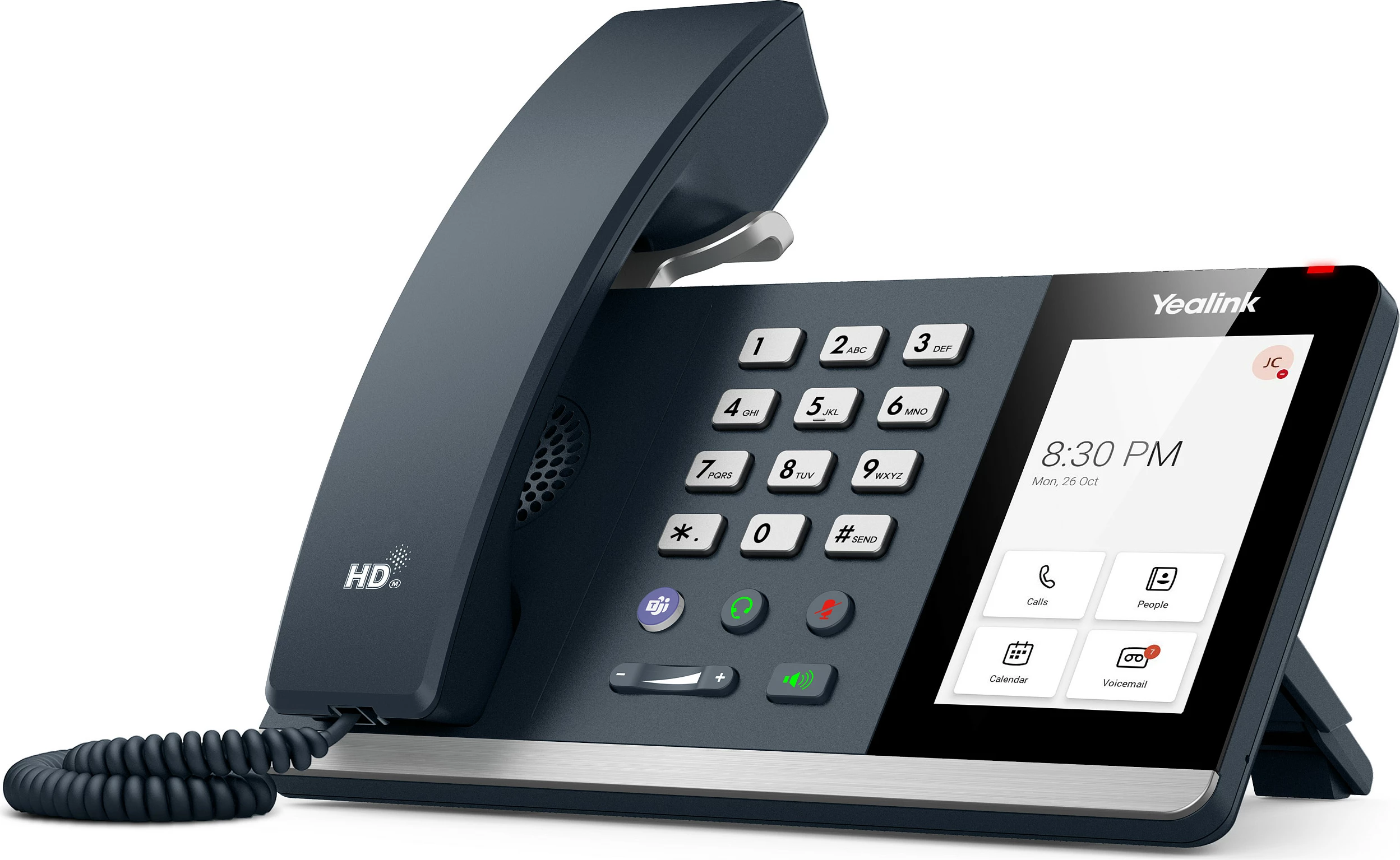 Telefon IP Yealink MP54 E2 Teams, ekran 4 inç, Wi-Fi, Bluetooth, gri
