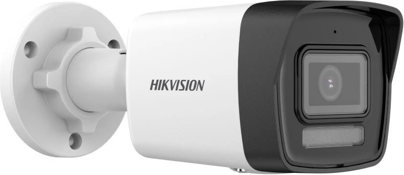 Kamerë IP Hikvision DS-2CD1041G2-LIU, 2.8mm, me mikrofon, bardhë/zi