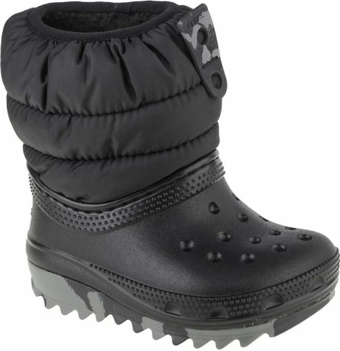 Çizme për fëmijë Crocs, të zeza