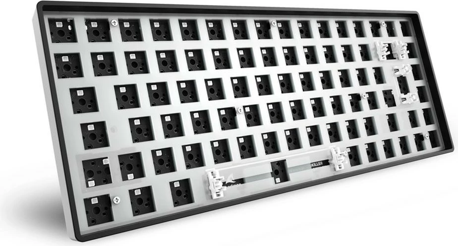 Tastierë barebone SHARKOON SKILLER SGK50 S3, 75%, RGB, e zezë