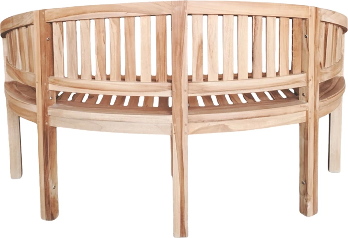 Divan treshe Coren, dru tik natyral, 150x61x87cm